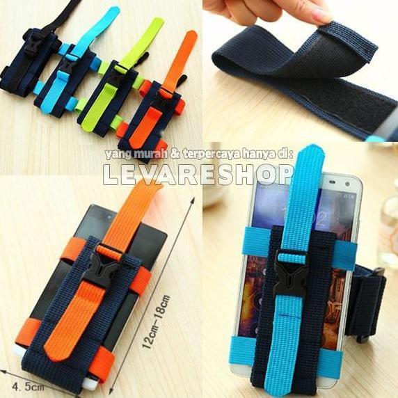 Arm Band / Holder HP di Lengan Tangan (untuk semua ukuran Smartphone)
