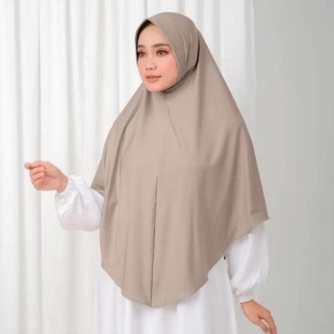 Hijab Instan Jersey Jumbo Xl/Jilbab Bergo Jersey Xl Jumbo/Hijab Bergo Jumbo