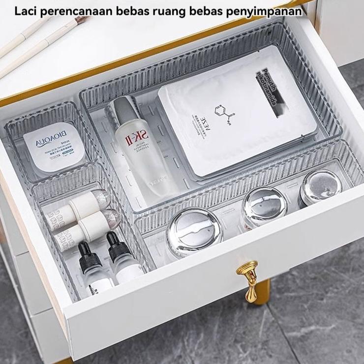 CITRAKENCANA KOTAK AKRILIK LACI AKRILIK STORAGE ORGANIZER ACRYLIC TEMPAT PENYIMPANAN SERBAGUNA | DRA