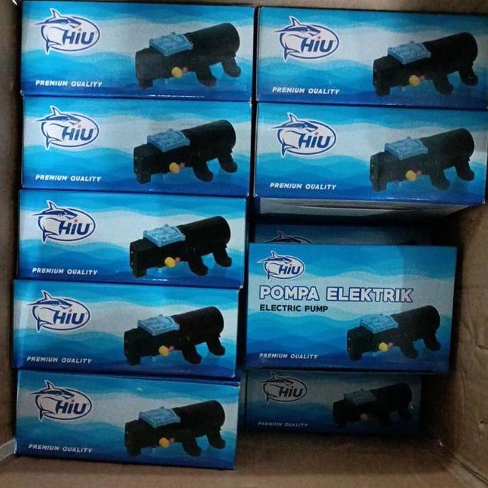 pompa air dc 12 volt 5 LPM HIU soket soket