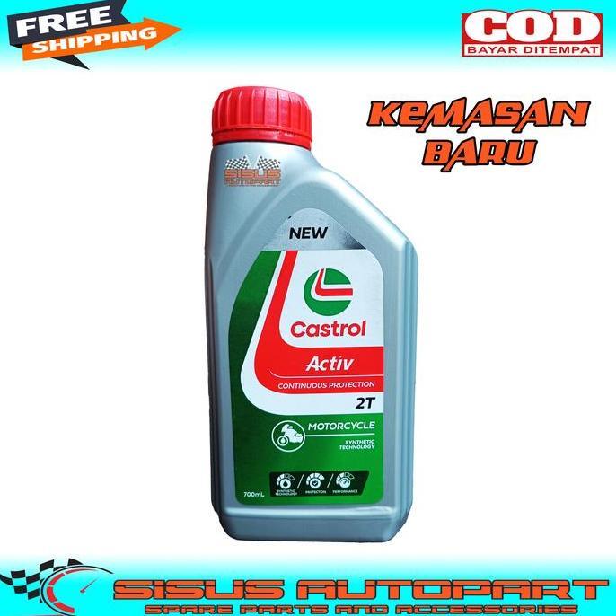 New- Oli Samping Castrol Activ Low Smoke 2T / Oli Castrol