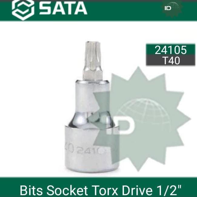 BIT SOK BINTANG 1/2 24105 DR. BIT TORX T40 SOCKET 50MM SATA