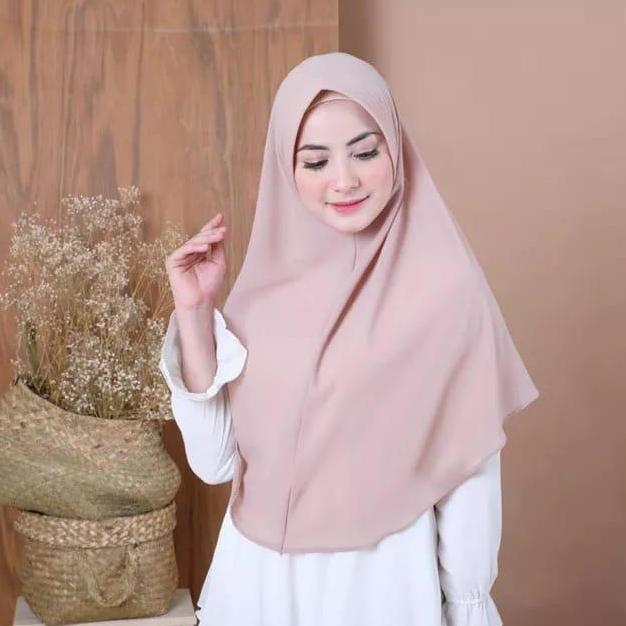 Jilbab Instan Bergo Crinkle Airflow Pet M/ Hijab Instan Bergo Crinkle Premium/ Kerudung Bergo Crinkl