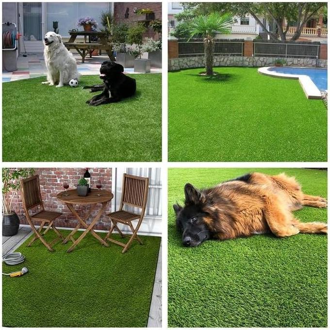 2M*1M Rumput Sintetis Meteran Rumput Plastik Rumput Buatan Karpet Rumput Sintetis Tahan Lama Anti Ai