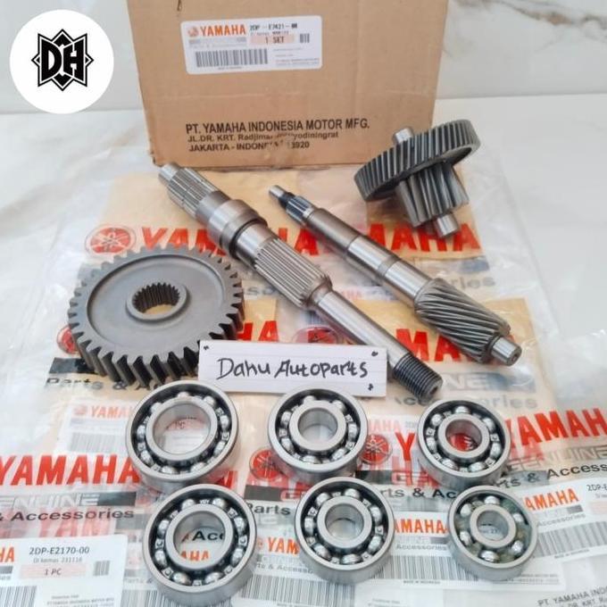 GIGI RASIO SET PLUS BEARING GIGI RASIO NMAX OLD KODE 2DP ORI