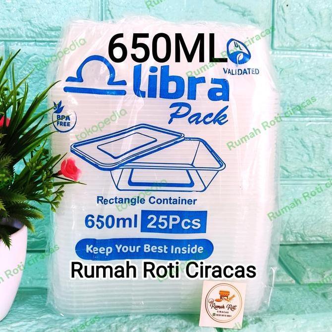THINWALL FOOD CONTAINER KOTAK BOX TUPPERWARE MIKA BOWL PLASTIK 25 PCS