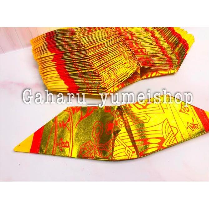 Yabureta- Tuakim Lipat Model Yen Bao Kertas Super Emas Besar