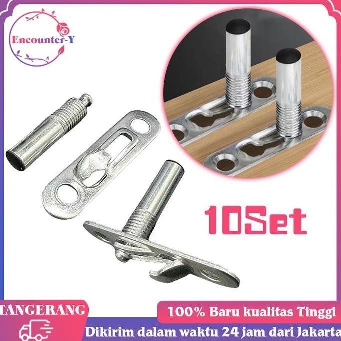 Nutbolt- Nockdown Minifix Papan Penyambung Lemari Baut Knock Down Furniture