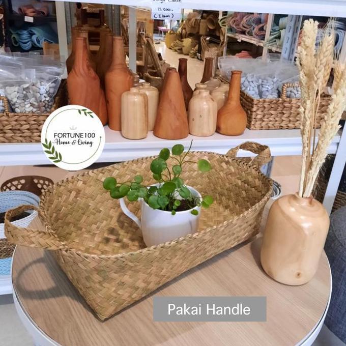 Tray Purun / Kerajinan Purun / Hampers Anyaman Purun E27