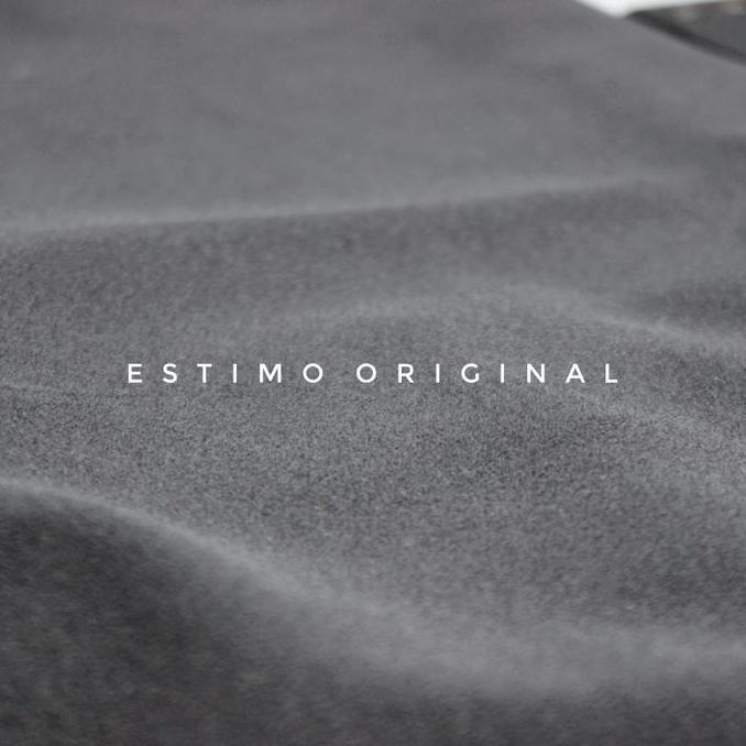 kain Bludru Semi Suede Bludru Abu2 tua soft Motif Original Katana 2000 Bagian pinggir cocok juga unt