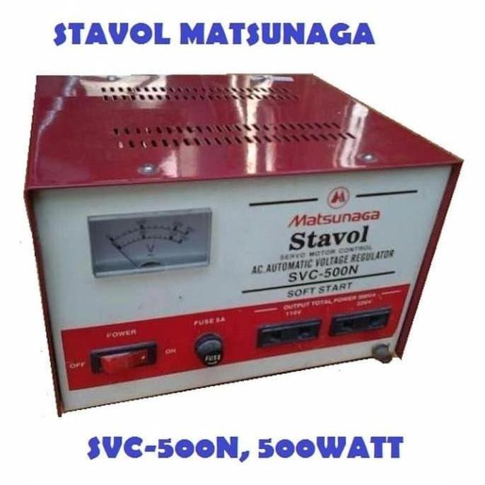Comcom- Stabilizer Matsunaga 500 Watt - Stavol Svc-500N - Matsunaga 500Va