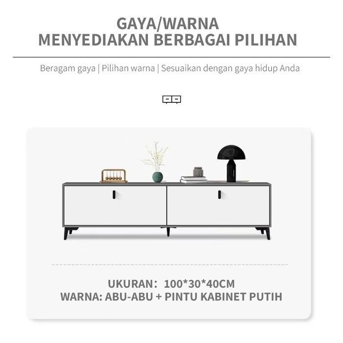 COD Lemari TV 100x30x40cm Rak TV  /Meja TV /meja bawah tv aesthetic/buffet tv minimalis model sekara