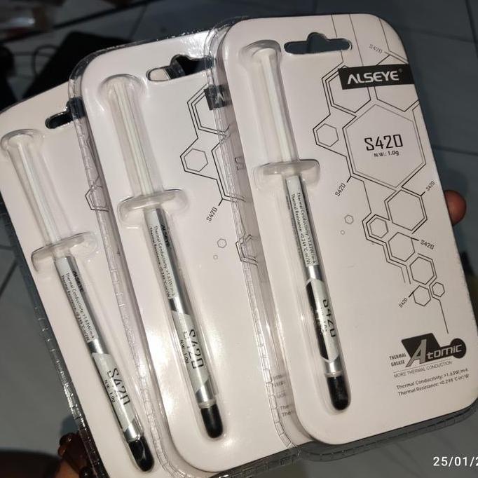 Comcom- Thermal Paste Pasta Hy810 Alseye S420 Tu2G Grey Original Cpu Vga Laptop Processor Premium