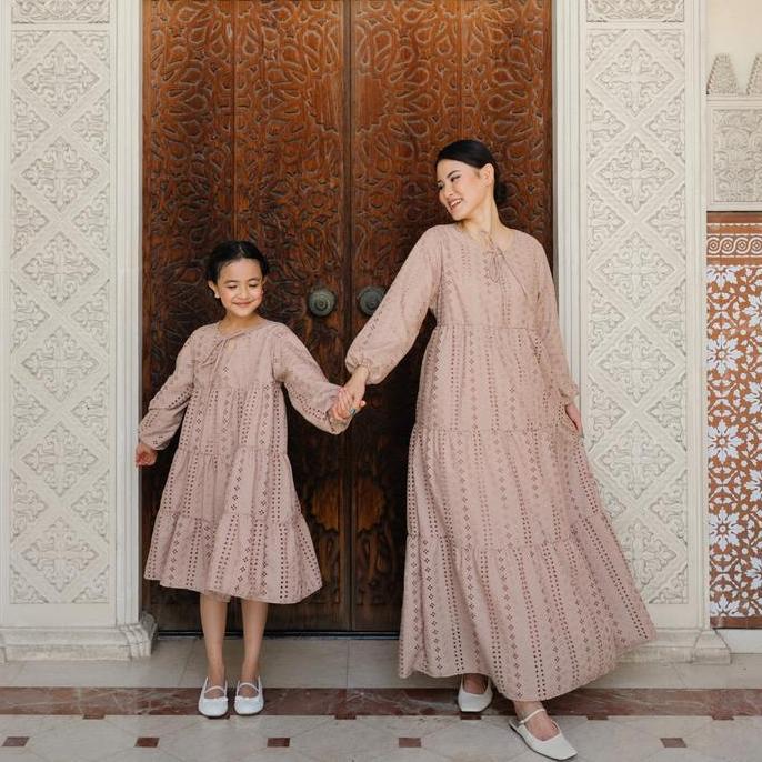 BUTTERNUT - RALINE DRESS | Dress Lebaran Anak Perempuan | Dress Anak Perempuan | Dress Bordir Anak -