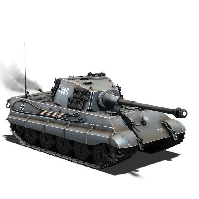 DIY Papercraft Tank WWII Tiger II Tank V2