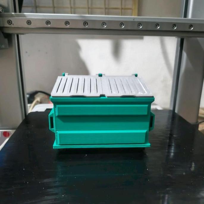 Aksesoris Diorama Dumpster Tempat sampah Skala 1:18
