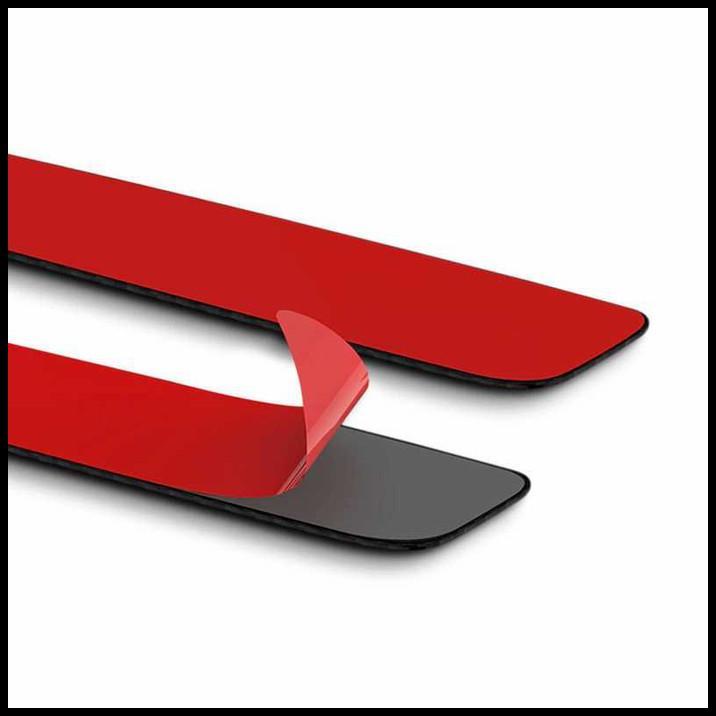 GRATIS ONGKIR LIS BUMPER GUARD MOBIL VIOS GEN 2 CARBON LIS MERAH 