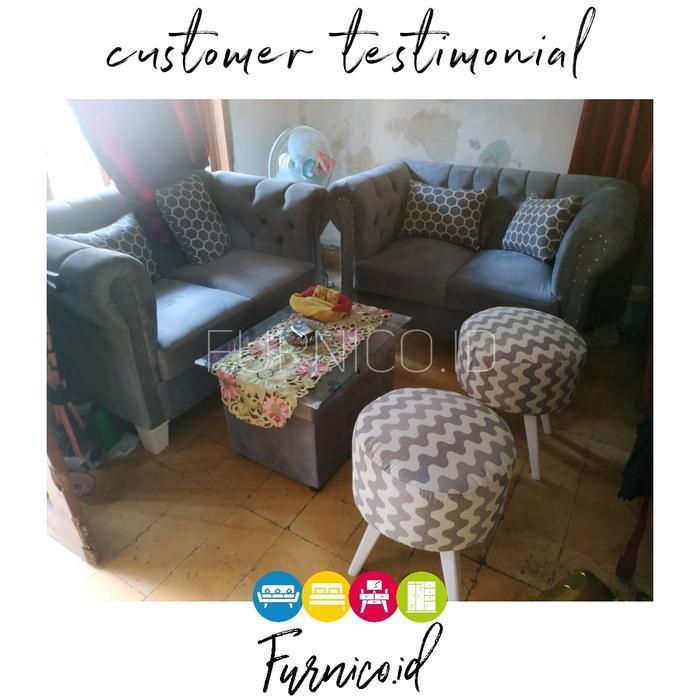 sofa set mewah seribu kancing CHESTERFIELD cobuzier jaguar