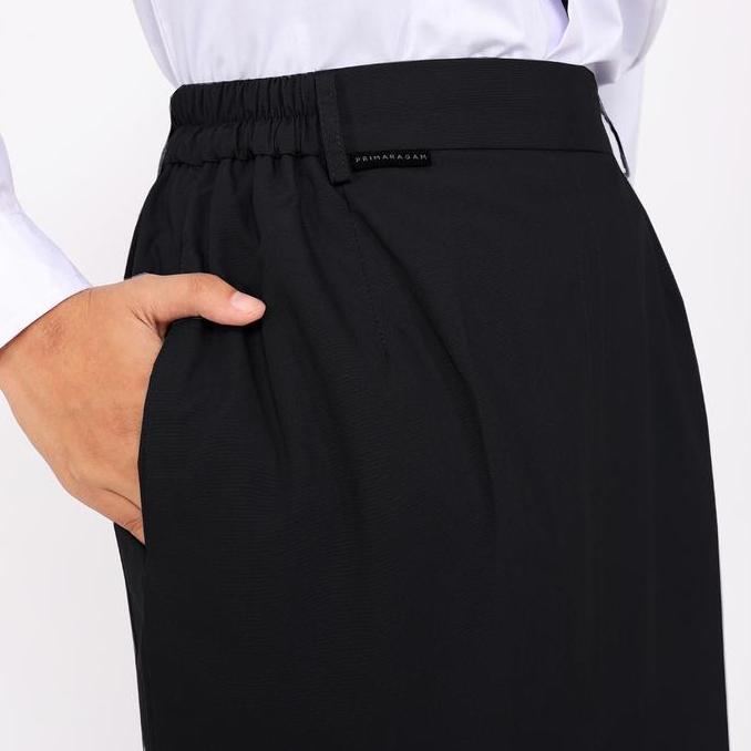 PREMIUM Primaragam Rok Sekolah Smp Sma Hitam Panjang Rempel Lipit Bawah Pinggang Pinggul Baping PREM