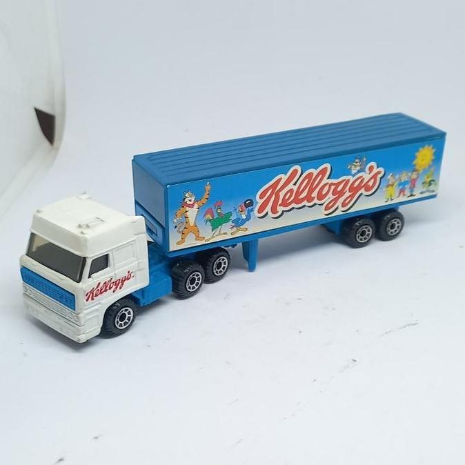 matchbox convoy daf 3300 space cab kellogg's trailer truck 1/86 loose diecast (s)