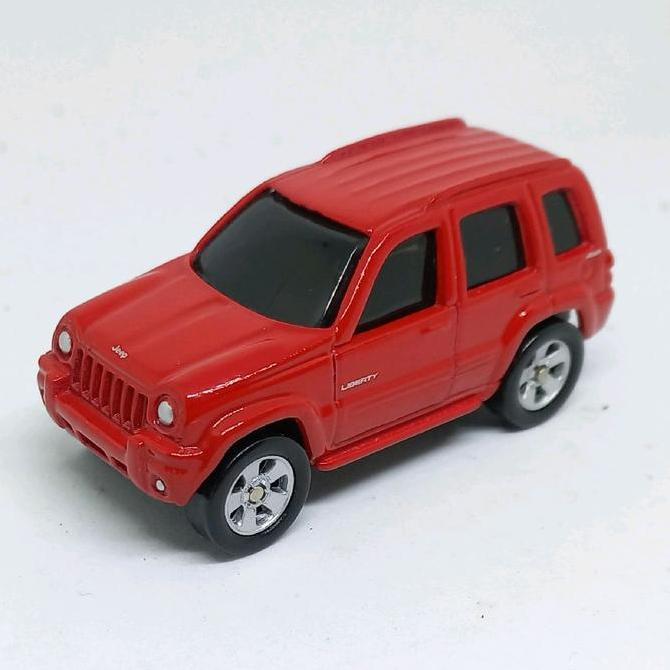 maisto 2003 jeep liberty red loose diecast 1/64 (s)
