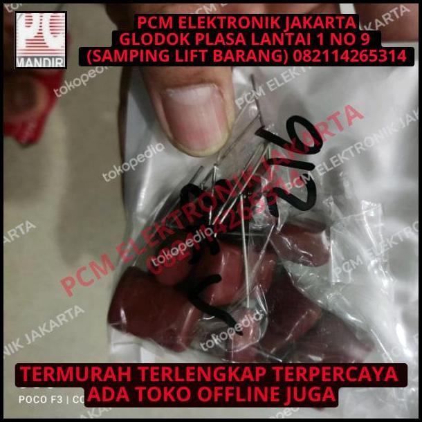 DISKON KAPASITOR CAPACITOR MILAR TV LG 912 9N1 9.1NF 9N1 9.1 NF 2000V 2KV