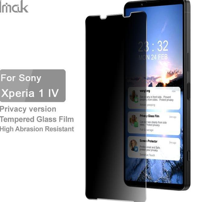 TERMURAH - Tempered Glass Sony Xperia 1 IV / 1 III IMAK Privacy Screen Protector