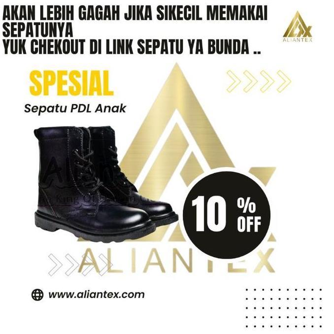 AlianTEX BAJU BRIMOB HITAM POLISI ANAK KOSTUM PROFESI UNISEX SIZE S-XXXXL DENGAN TALIKUR PELOU BARET