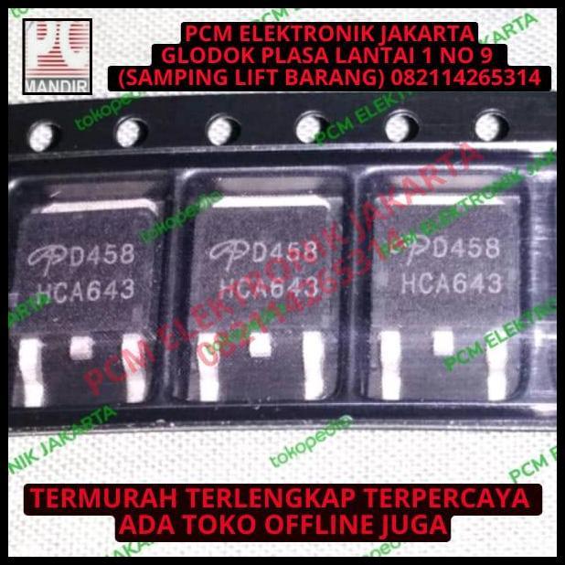 TERLARIS TRANSISTOR TR MOSFET MOS N FET IGBT AOD458 AO D458 AOD 458 D 458 SMD 