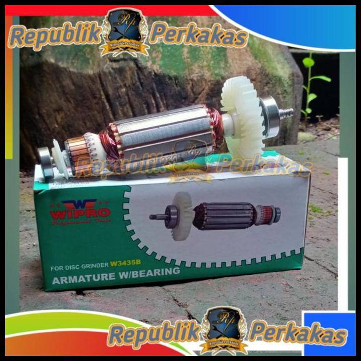 BEST DEAL WIPRO ARMATURE / ANGKER W3435B UNTUK MESIN GERINDA WIPRO W3435B (BUKAN W3435) 