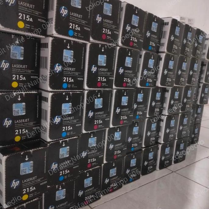 Toner cartridge 215A warna W2311A w2312A w2313 original full chip hp laserjet mfp 155 182 183 Cyan Y
