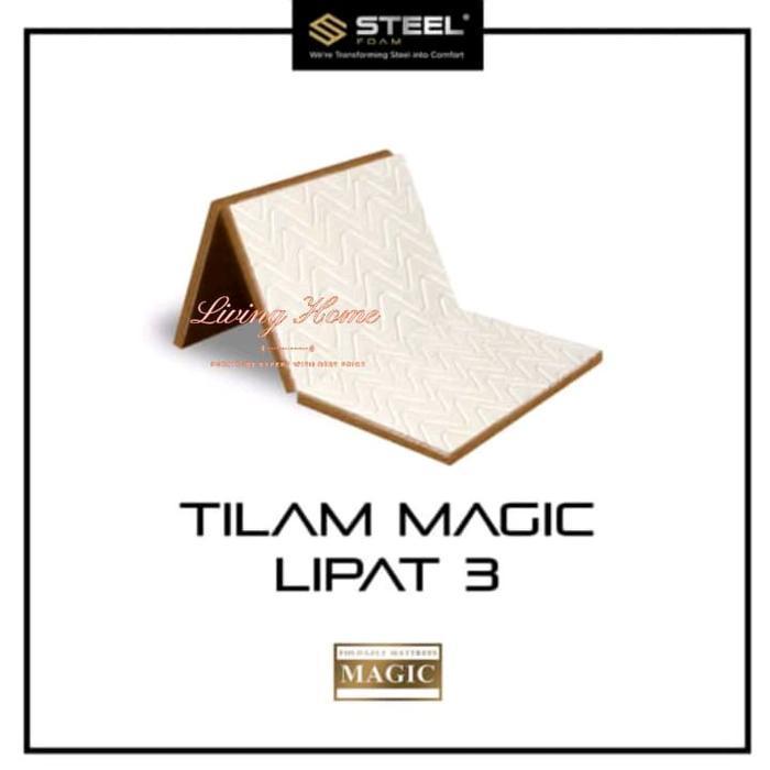 Matras Kasur Busa Tilam Lipat Magic Fordable 3 kaki, Steel Foam