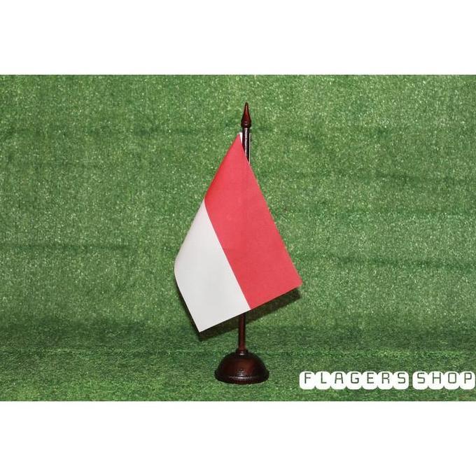 [PAKET] BENDERA MEJA INDONESIA + PERADI / BENDERA PAJANGAN MEJA