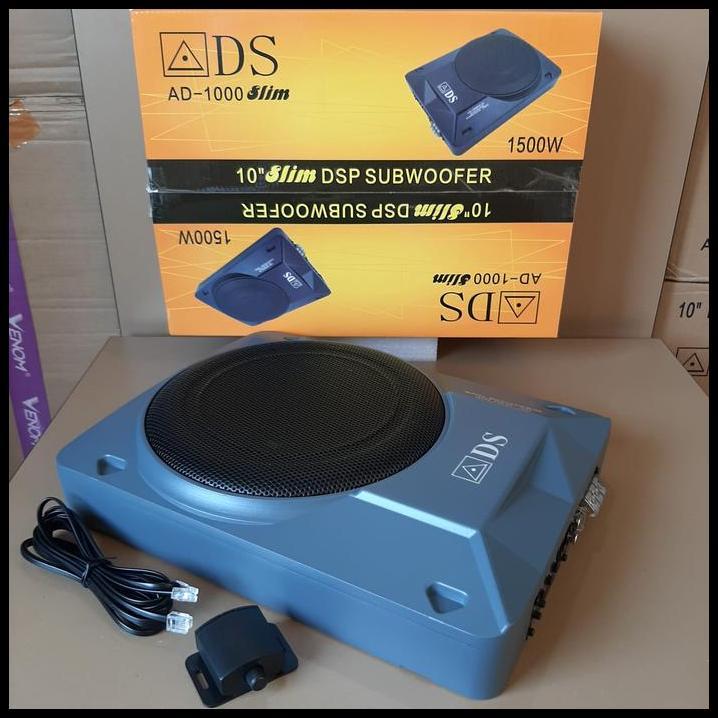HOT DEAL SUBWOOFER KOLONG MOBIL AD-1000N 10 INCH AKTIF MEREK ADS 