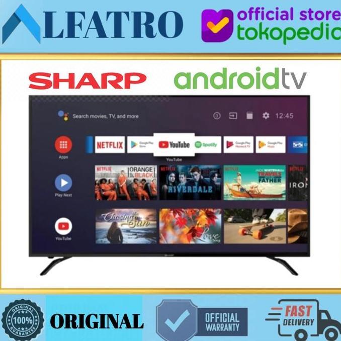 Murah Sharp Tv 4Tc65Ck1X Android Tv 65Ck1X 4K Uhd Smart Tv 4T-C65Ck1X