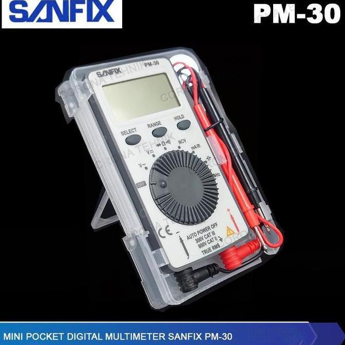 Murah Sanfix Pm-30 Pocket Digital Multimeter / Multimeter Saku / Avometer