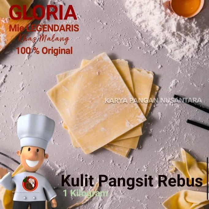 KULIT PANGSIT GLORIA MALANG KULIT PANGSIT REBUS KULIT PANGSIT MIE 1KG