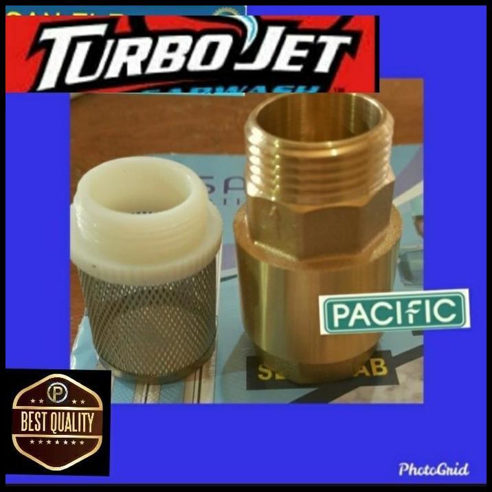 TERBARU TUSEN KLEP KUNINGAN 1" MATA JET PUMP POMPA AIR SHIMIZU PC 268 APOLO