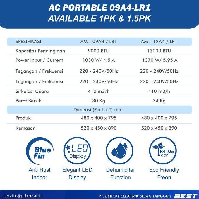 Grosir Aux Ac Portable Lr 1Pk Series 09A4-Lr1