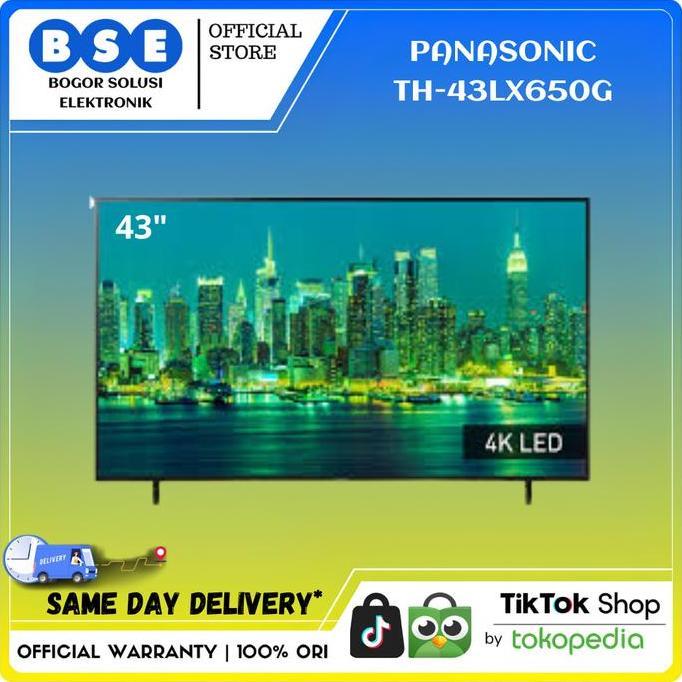 Promo Tv Android 43 Inch Android 11 Panasonic Th-43Lx650G 4K Panasonic 43"