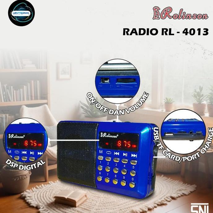 Promo Speaker Radio Portable / Radio Mini Senter Mitsuyama Ms-4022