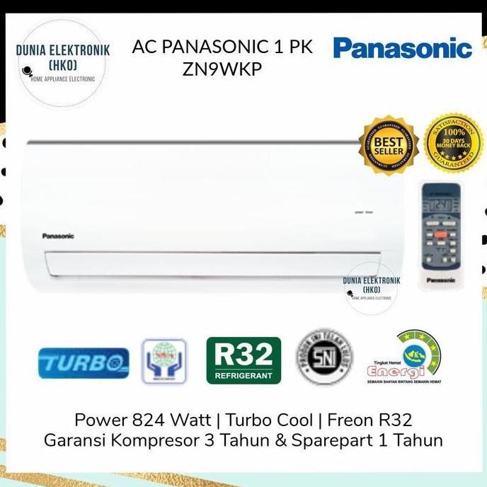 Grosir Ac Panasonic 1 Pk Zn9Wkp Zn 9 Wkp 9Wkp Turbo Cool R32 Low Watt