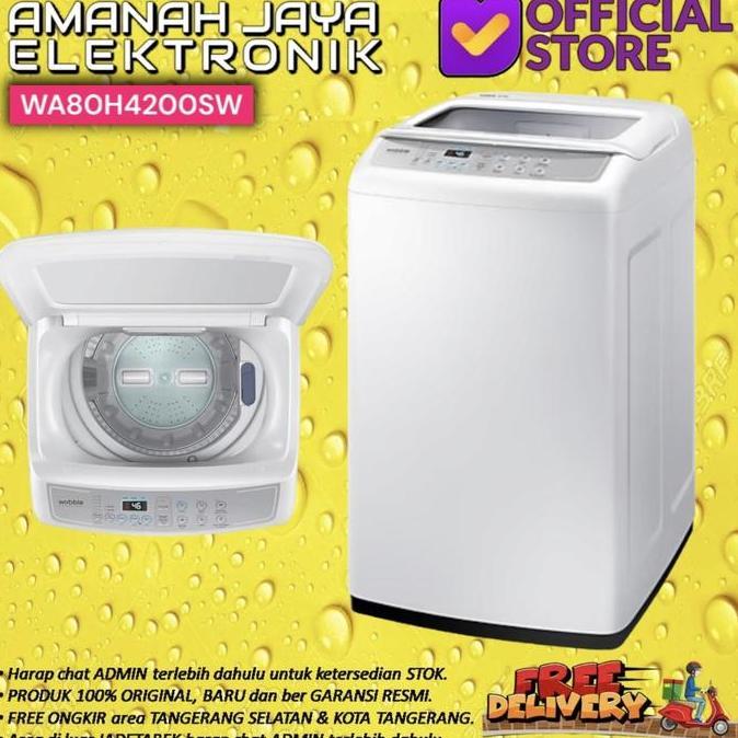 Grosir Samsung Wa80H4200 Mesin Cuci Top Loading 8 Kg | Wa80H4200Sw | Wa80