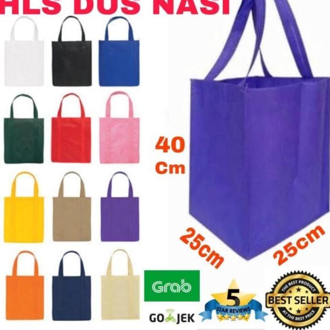 Tas Kain Spoundbound HLS Dus Nasi 25x25x40 Tas Box Nasi Tas Belanja