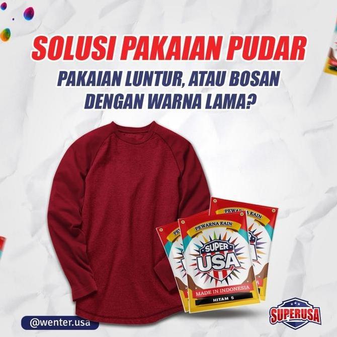 Wenter SUPER Pekat - Pewarna Tekstil - Wenter USA Pewarna Kain