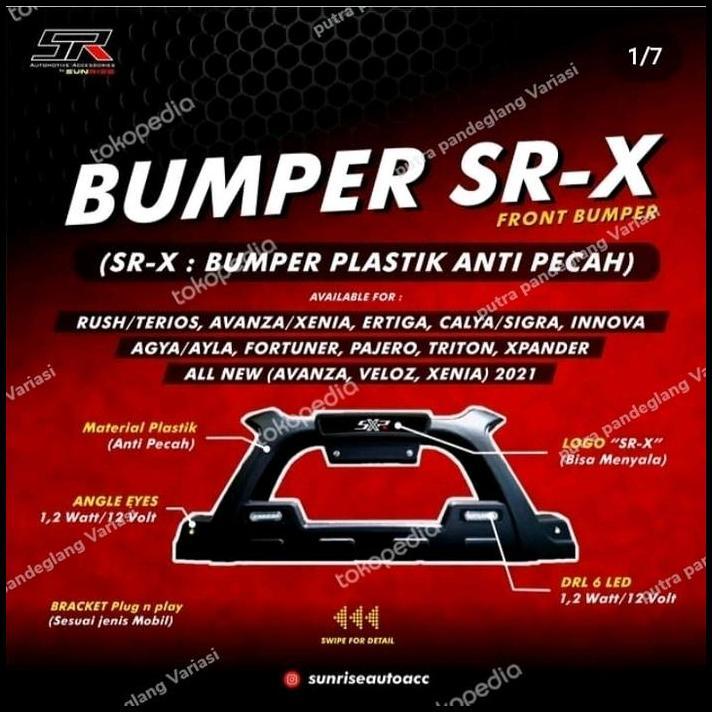 HOT DEAL TANDUK DEPAN MOBIL RUSH / TERIOS LAMA 2008 - 2016 MODEL X LUXURY MEREK SUNRISE RHINO 