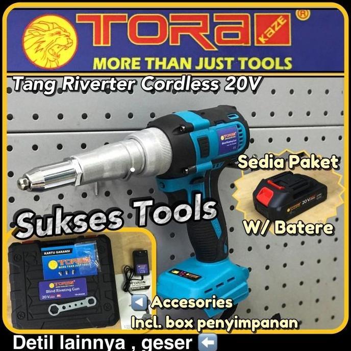 Sale Cordless Rivet Gun Tora Tang Rivet Baterai Lxt 20 V Cordless Riverter