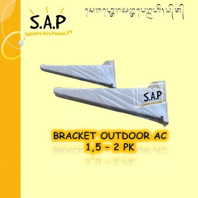 Murah Bracket Ac / Bracket Outdoor Ac / Siku Outdoor Ac - 1.5 Pk 2 Pk