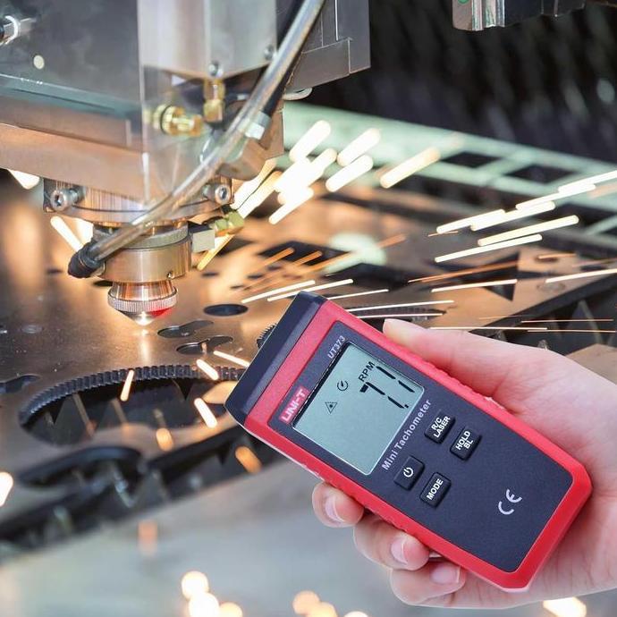 Murah Uni-T Ut373 Tachometer Digital Non Contact Mini Pengukur Kecepatan Rpm And Revolution Count Me