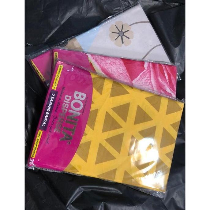 Sarung bantal BONITA isi 2 pcs, Sarung bantal BONITA EMILIA, Sarung BANTAL GULING BONITA